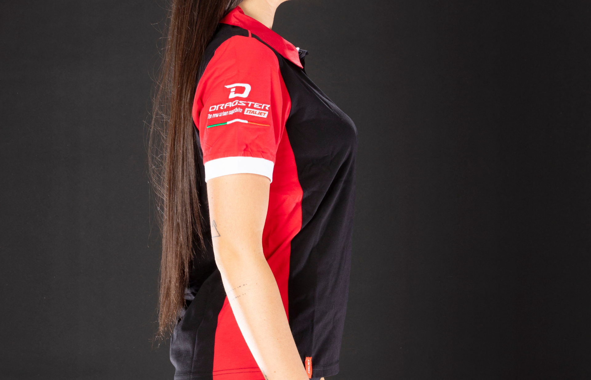 italjet-dragster-polo-coton-jersey-noir-taille-l image 6
