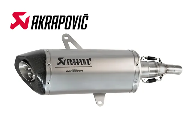 akrapovic-dragster-125-200-silencieux-slip-on-titane-homologu image 1