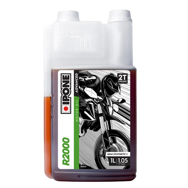 ipone-r2000-huile-moto-2-temps-1l-semi-synth-se-standard image 1