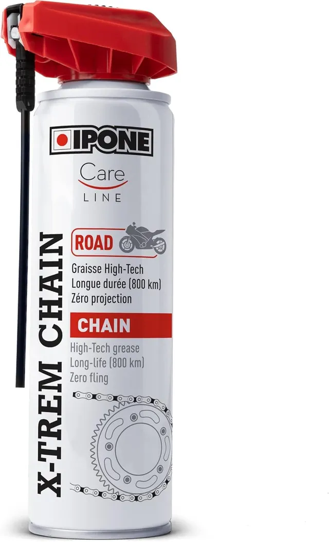 ipone-x-trem-chain-road-graisse-chaine-moto-250ml image 1