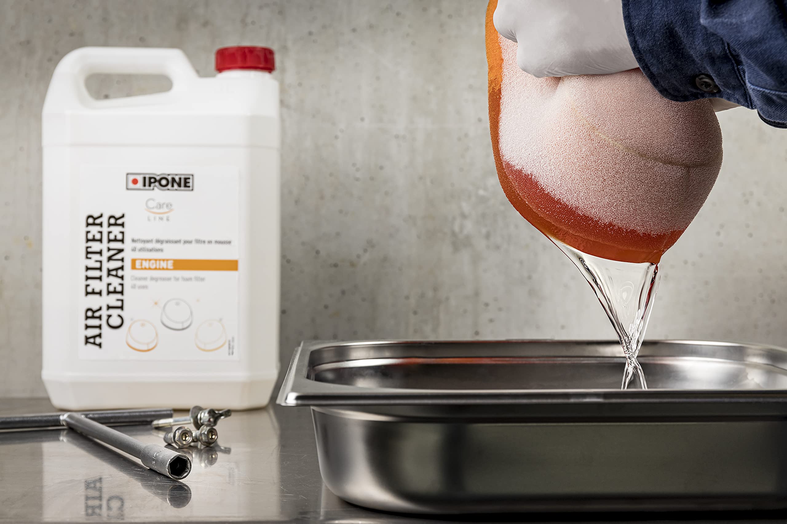 ipone-air-filter-cleaner-nettoyant-filtre-air-mousse-5l image 2