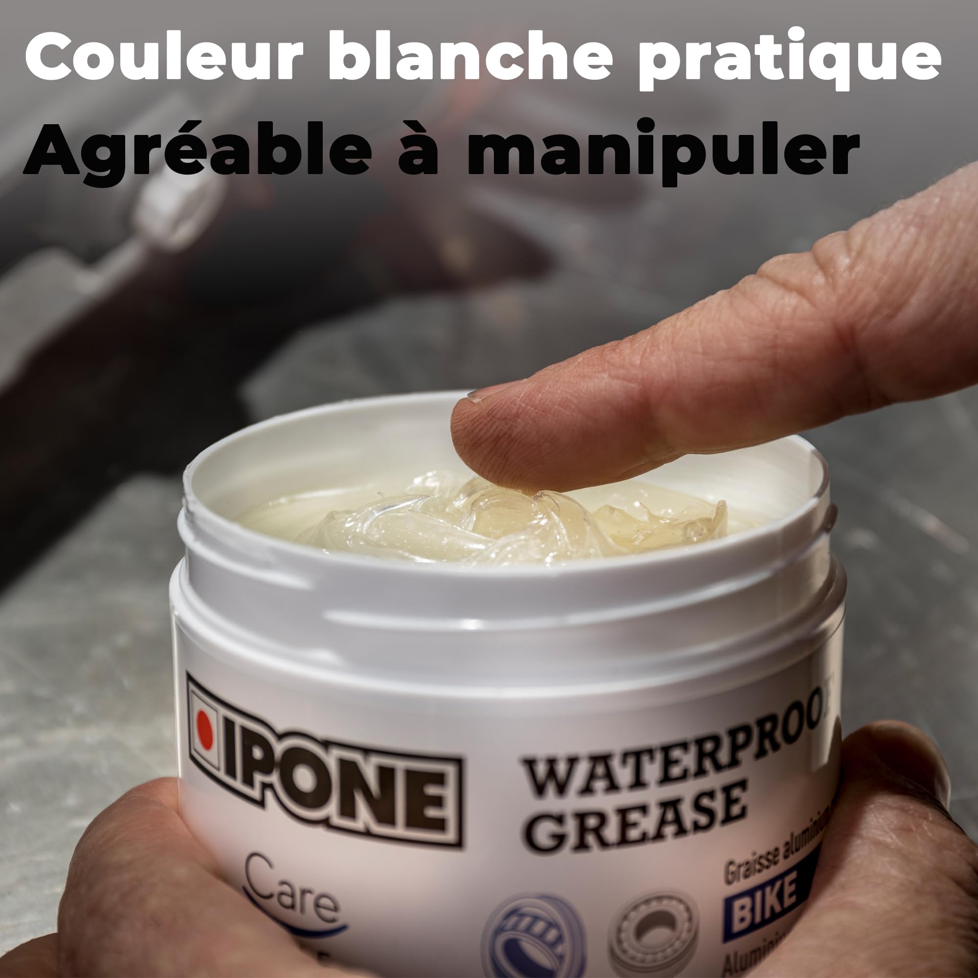 ipone-waterproof-grease-graisse-blanche-moto-pot-200g image 3