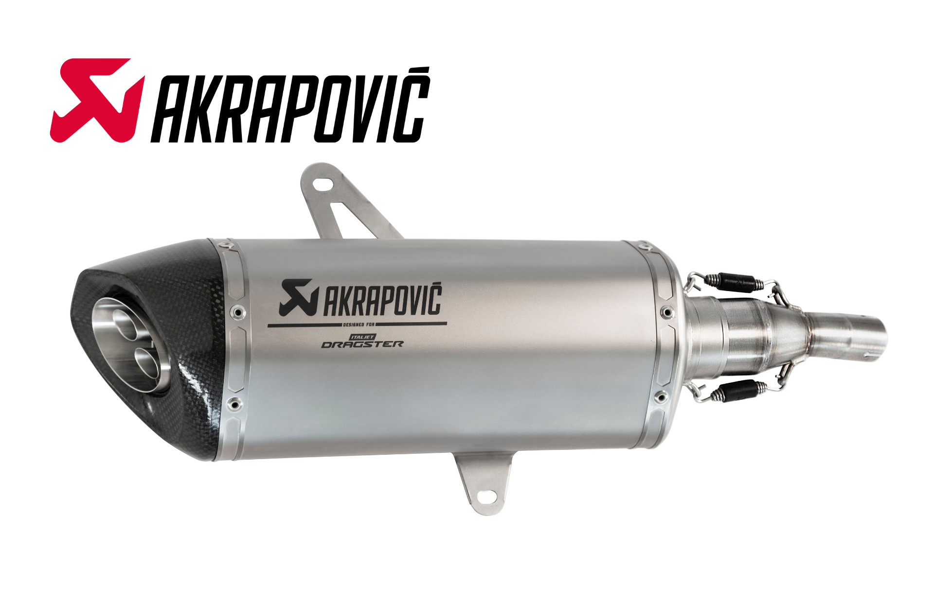 akrapovic-dragster-125-200-silencieux-slip-on-titane-homologu image 1