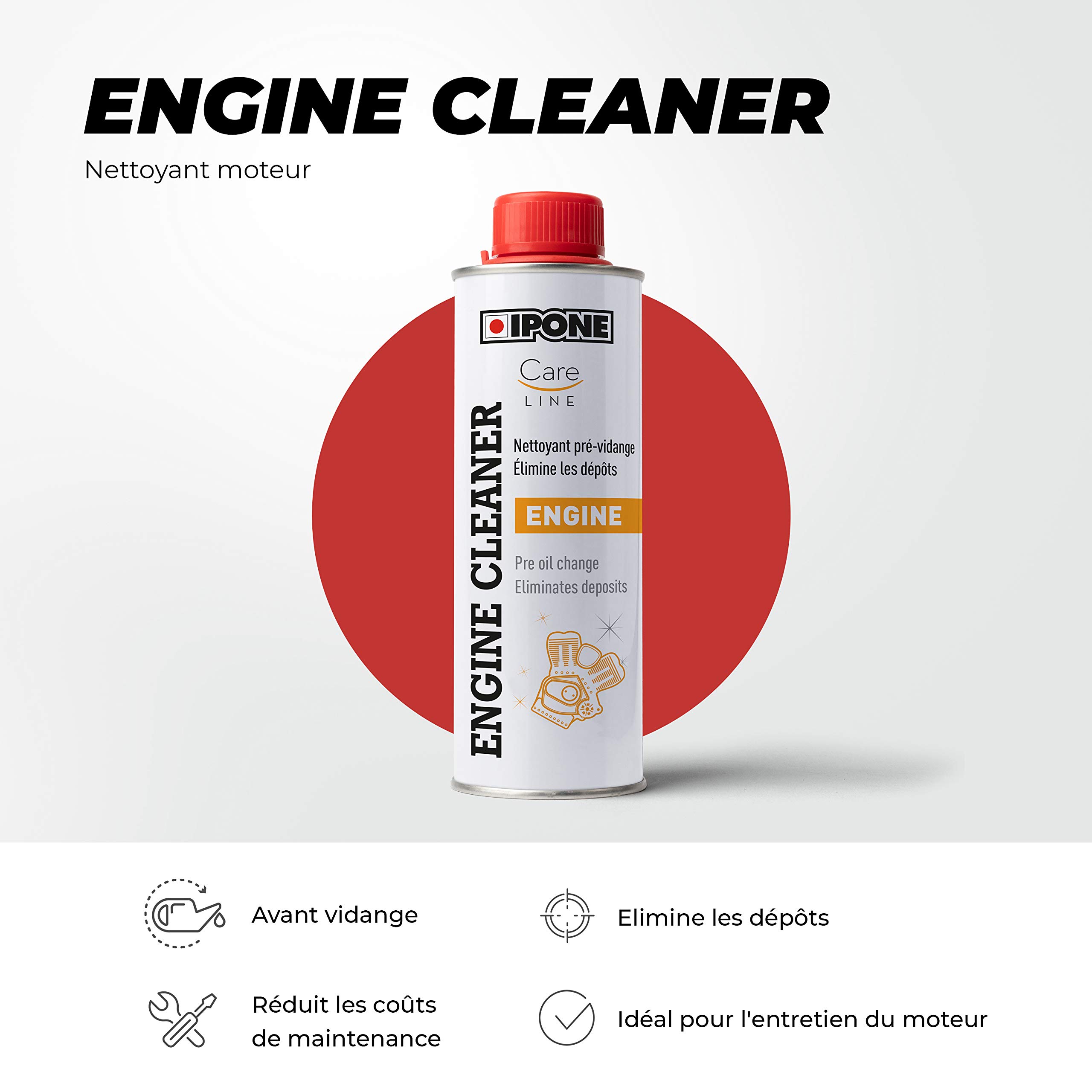 ipone-engine-cleaner-nettoyant-moteur-moto-avant-vidange-300-ml image 3