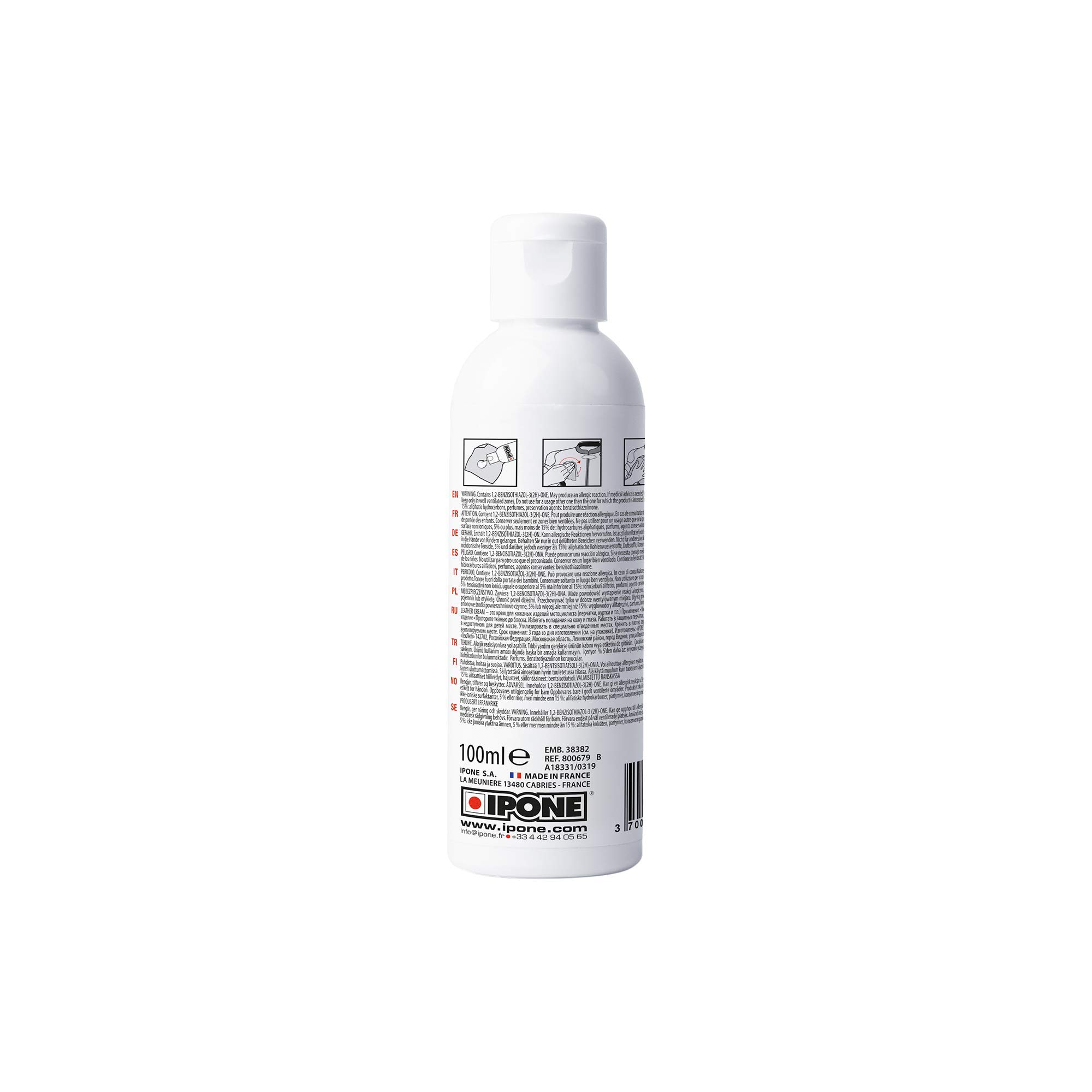 ipone-leather-cream-cr-me-cuir-moto-100-ml-nourrissante image 2