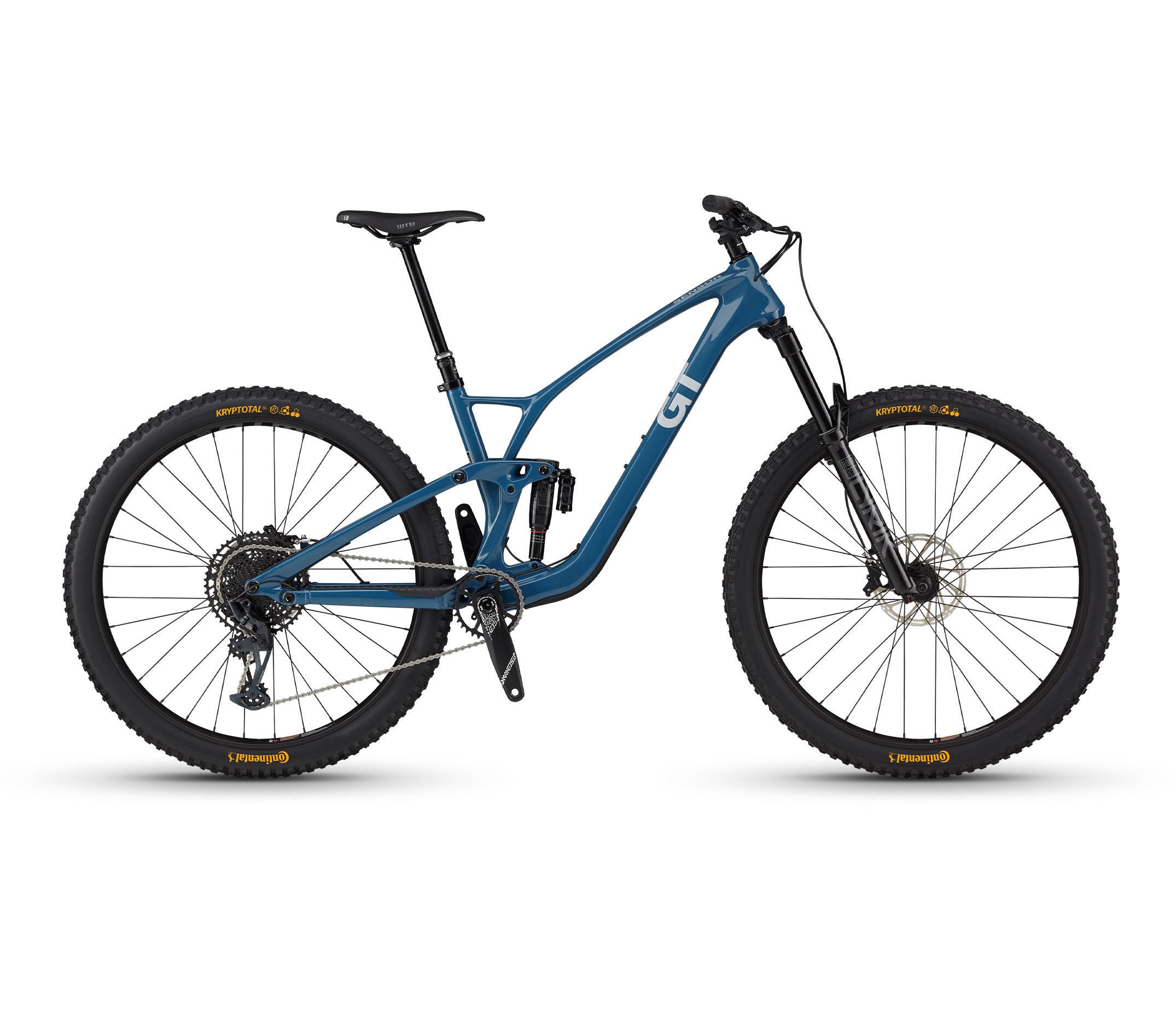 gt-bikes-sensor-carbon-pro-vtt-bleu-140-mm image 2