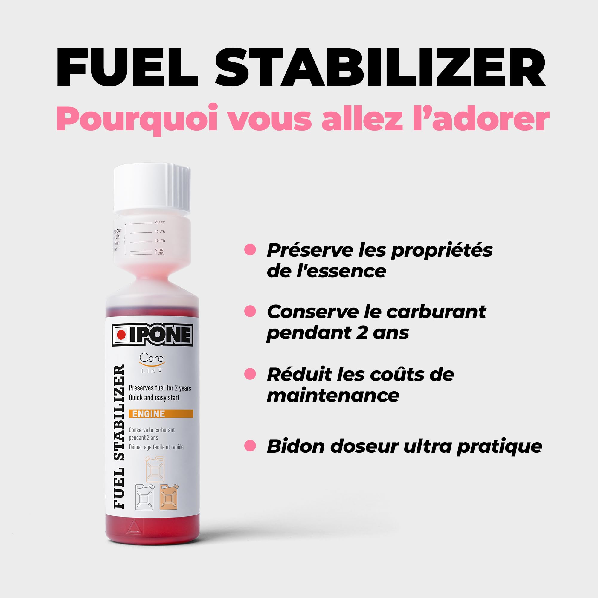 ipone-fuel-stabilizer-stabilisateur-essence-250-ml-2-temps image 2