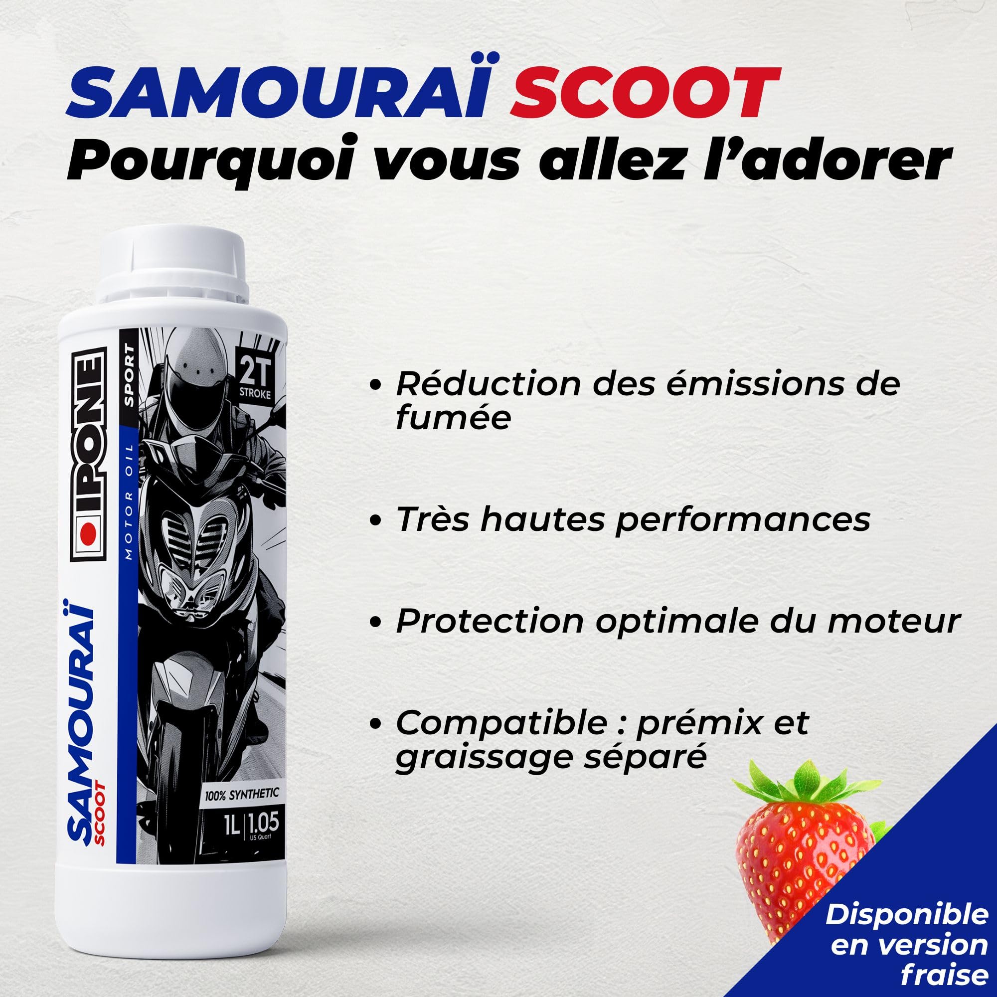 ipone-samoura-scoot-huile-scooter-2-temps-1l-100-synth-se image 2