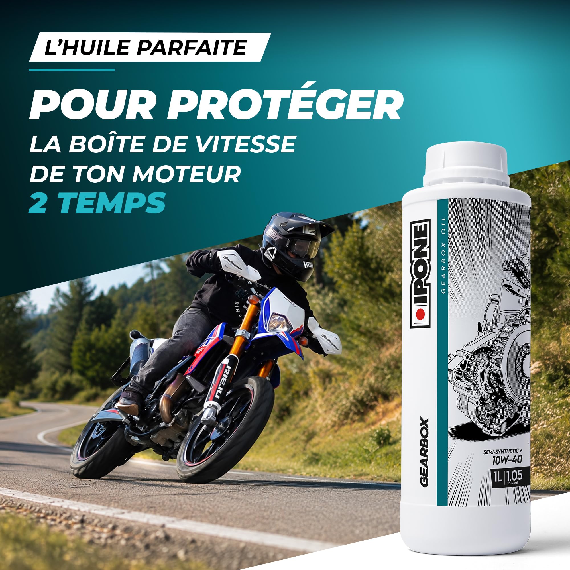 ipone-gearbox-huile-bo-te-vitesse-2t-1l-ester image 2