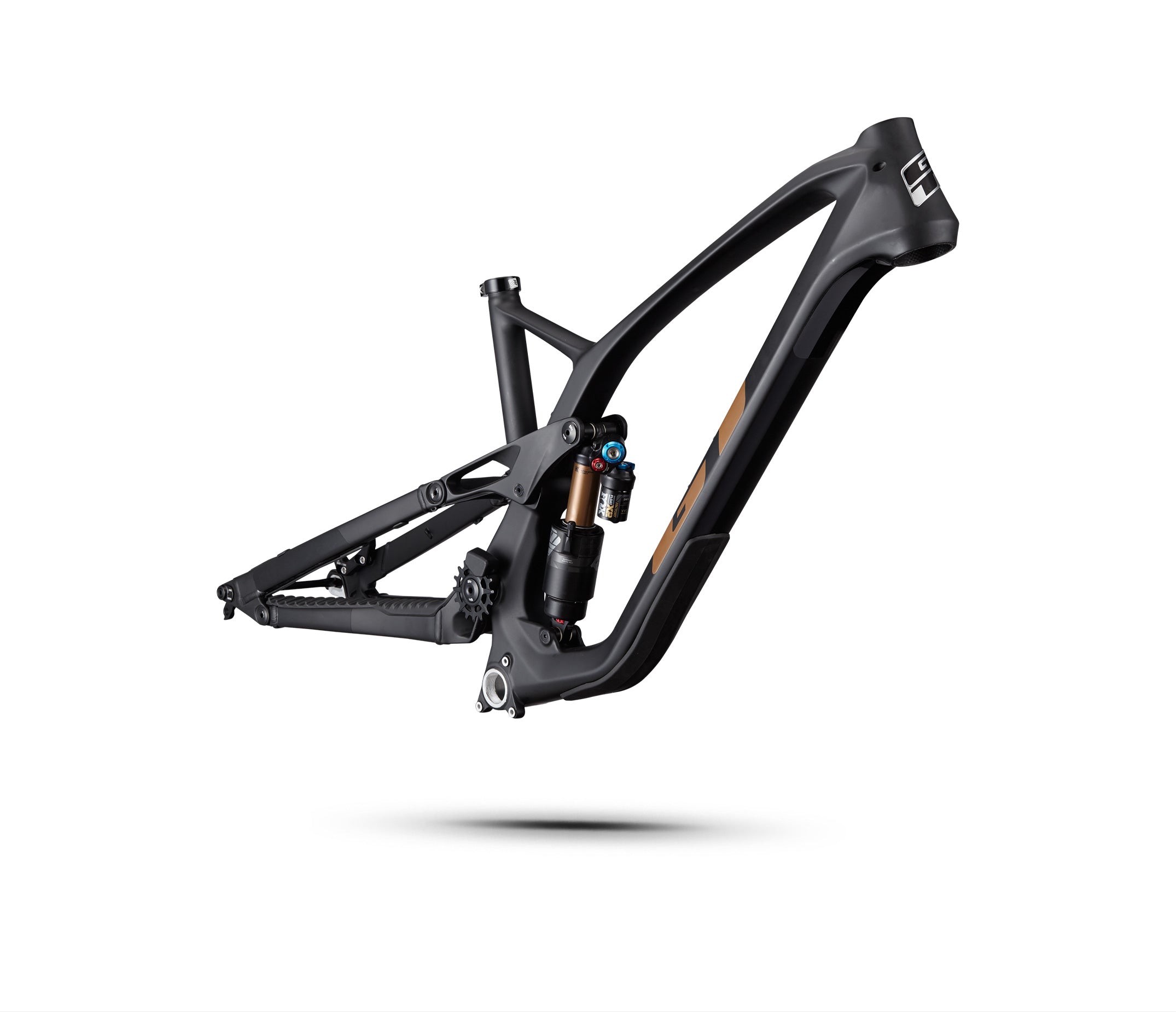 gt-force-carbon-cadre-vtt-enduro-noir-mat-taille-m image 2