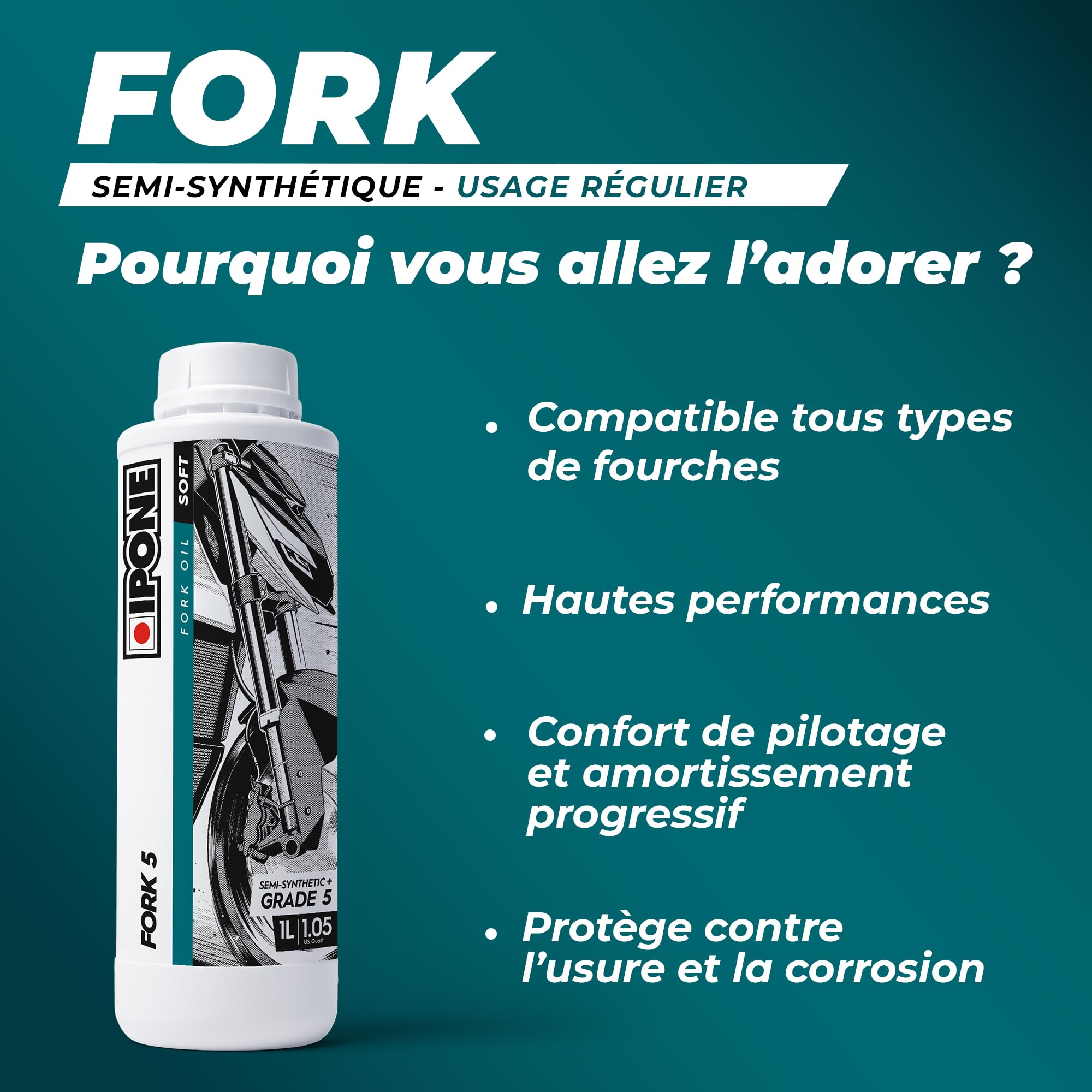 ipone-fork-grade-10-huile-fourche-moto-semi-synth-se-1-l image 2