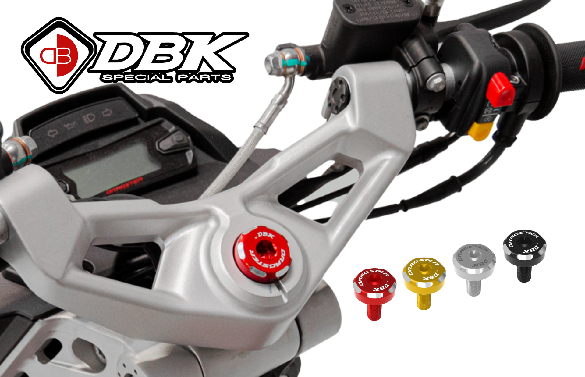 dbk-bouchon-guidon-cnc-dragster-125-200-300-alu-noir image 1