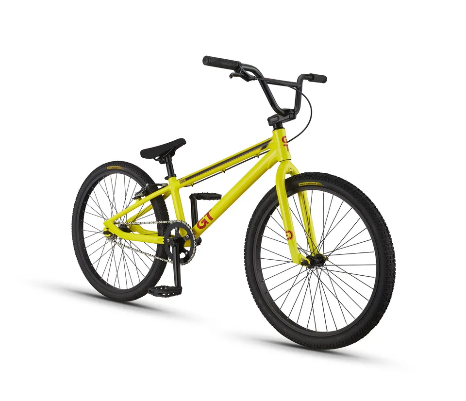 gt-bikes-mach-one-pro-24-v-lo-bmx-cruiser-jaune image 1