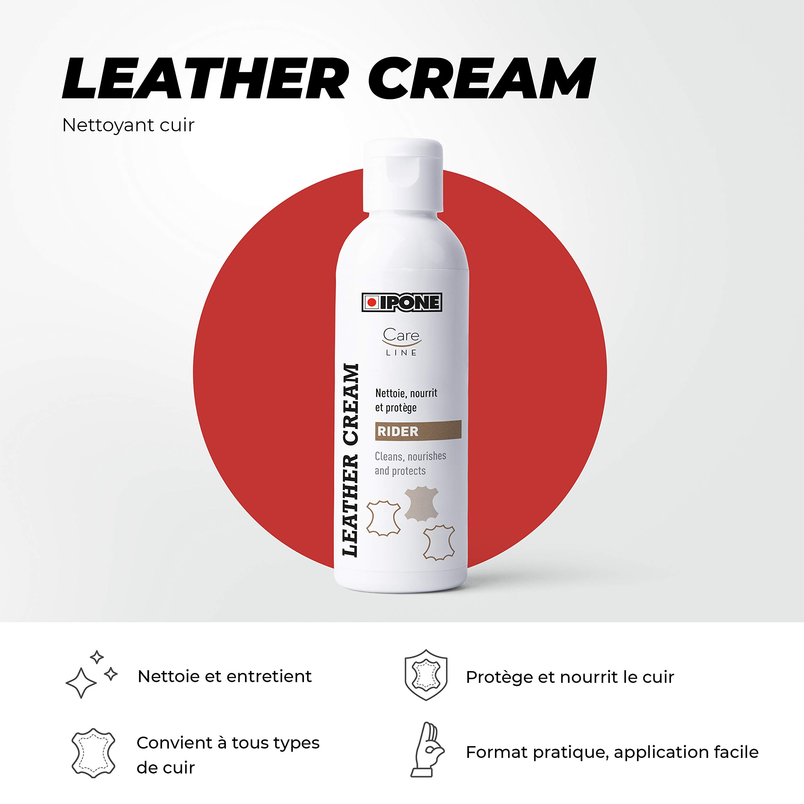 ipone-leather-cream-cr-me-cuir-moto-100-ml-nourrissante image 3