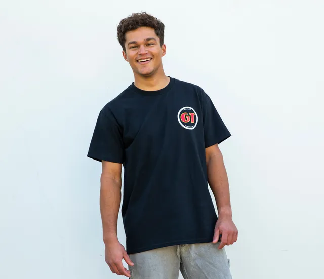 gt-our-legends-4130-t-shirt-coton-noir-vintage image 1