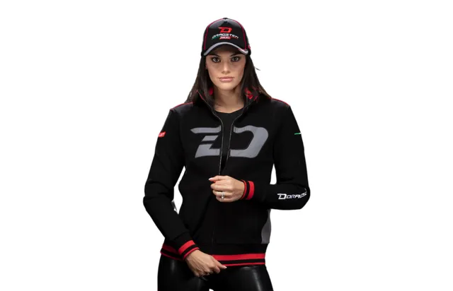 italjet-dragster-sweatshirt-zipp-noir-logo-d-coton image 1